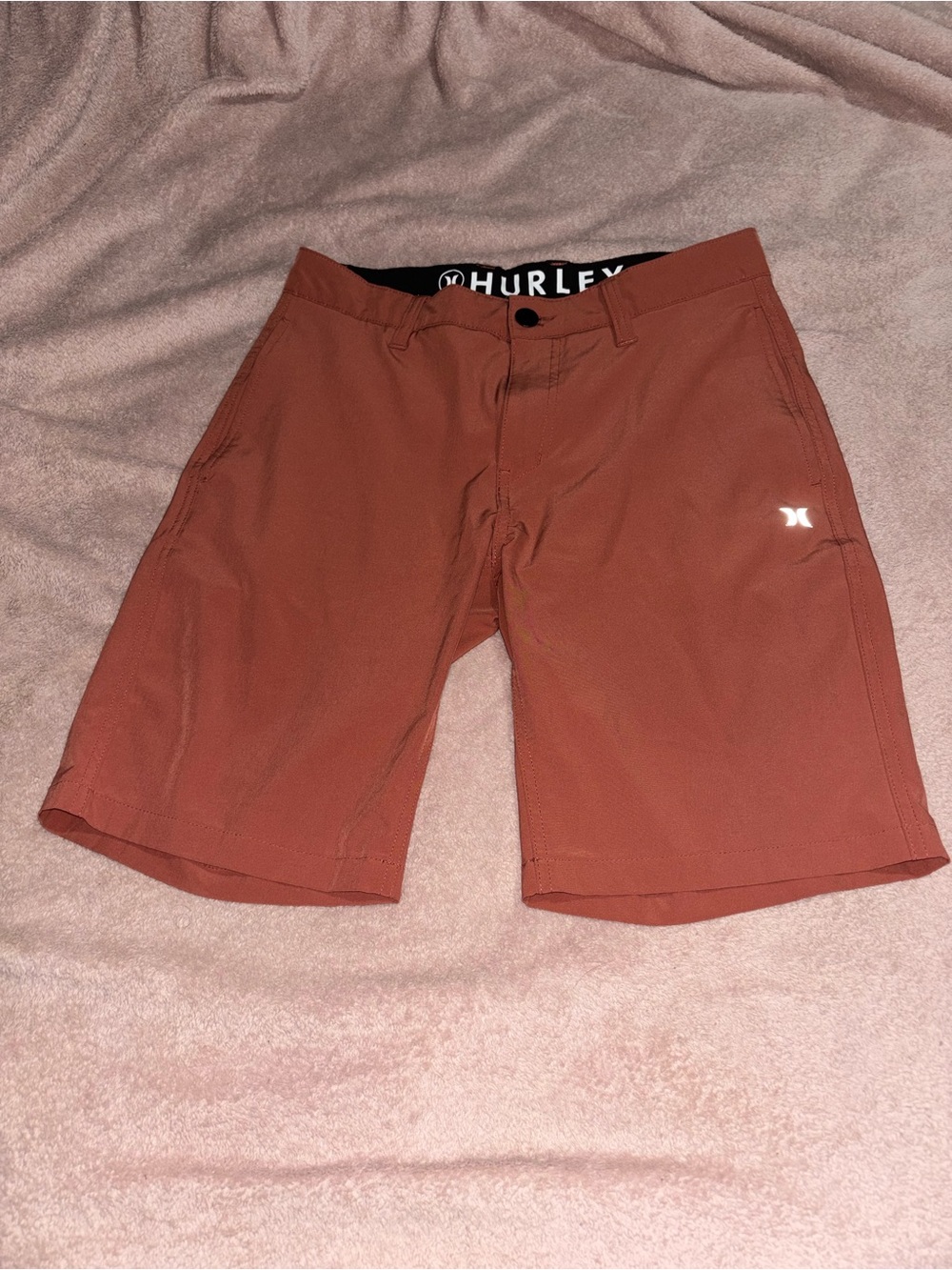 Hurley Men’s Rust Orange Athletic Shorts